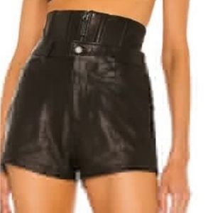 Corset Leather Shorts in Black
DUNDAS x REVOLVE
Color:Black